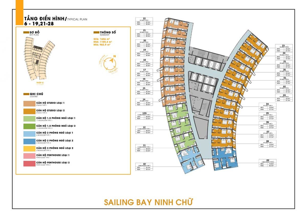 mat bang tang can ho sailing bay ninh chu - DỰ ÁN CĂN HỘ NINH CHỮ SAILING BAY NINH THUẬN