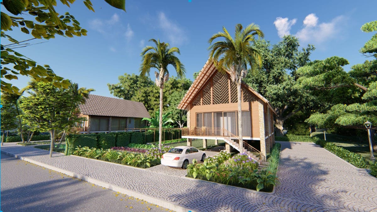 phoi canh biet thu eco bangkok villas binh chau - ECO BANGKOK VILLAS DỰ ÁN BIỆT THỰ BÌNH CHÂU