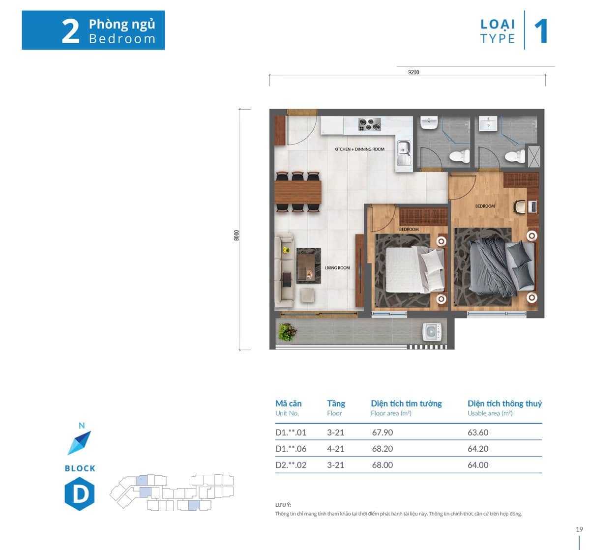 safira 2 phong ngu - CĂN HỘ SAFIRA KHANG ĐIỀN QUẬN 9