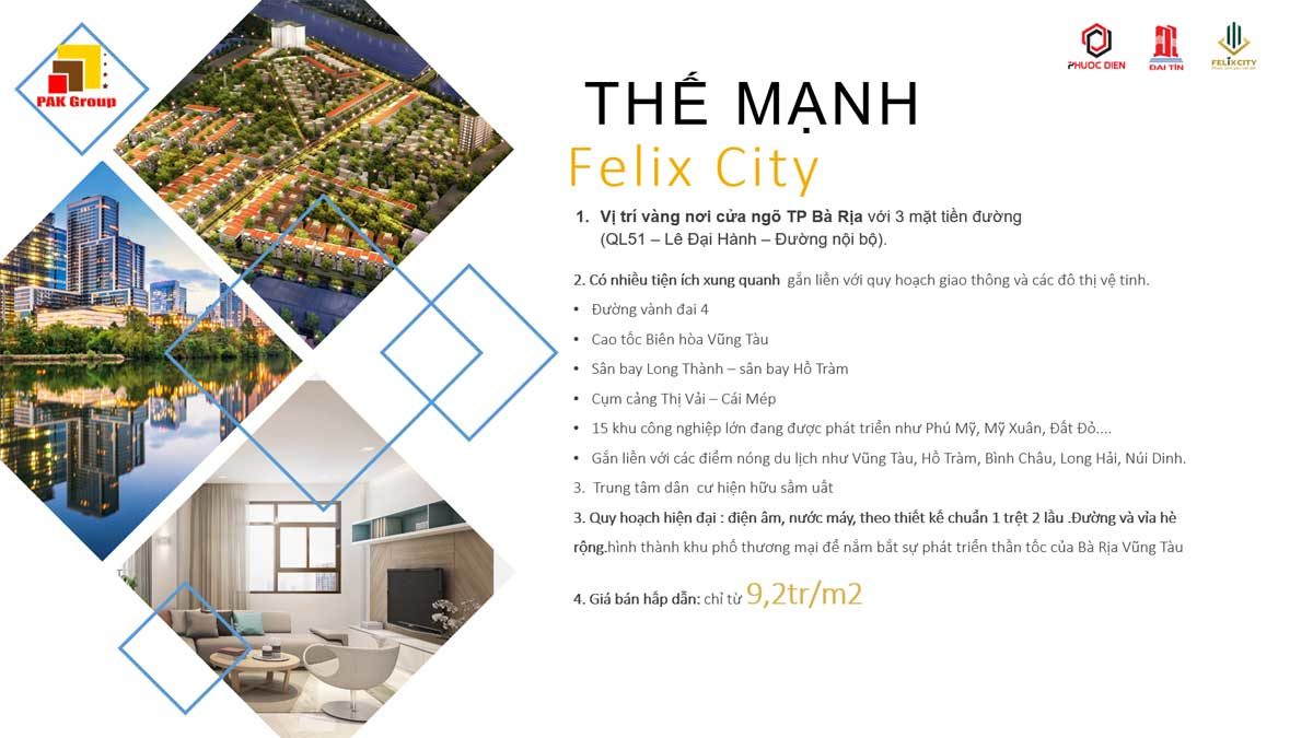 the manh cua felix city - DỰ ÁN FELIX CITY BÀ RỊA