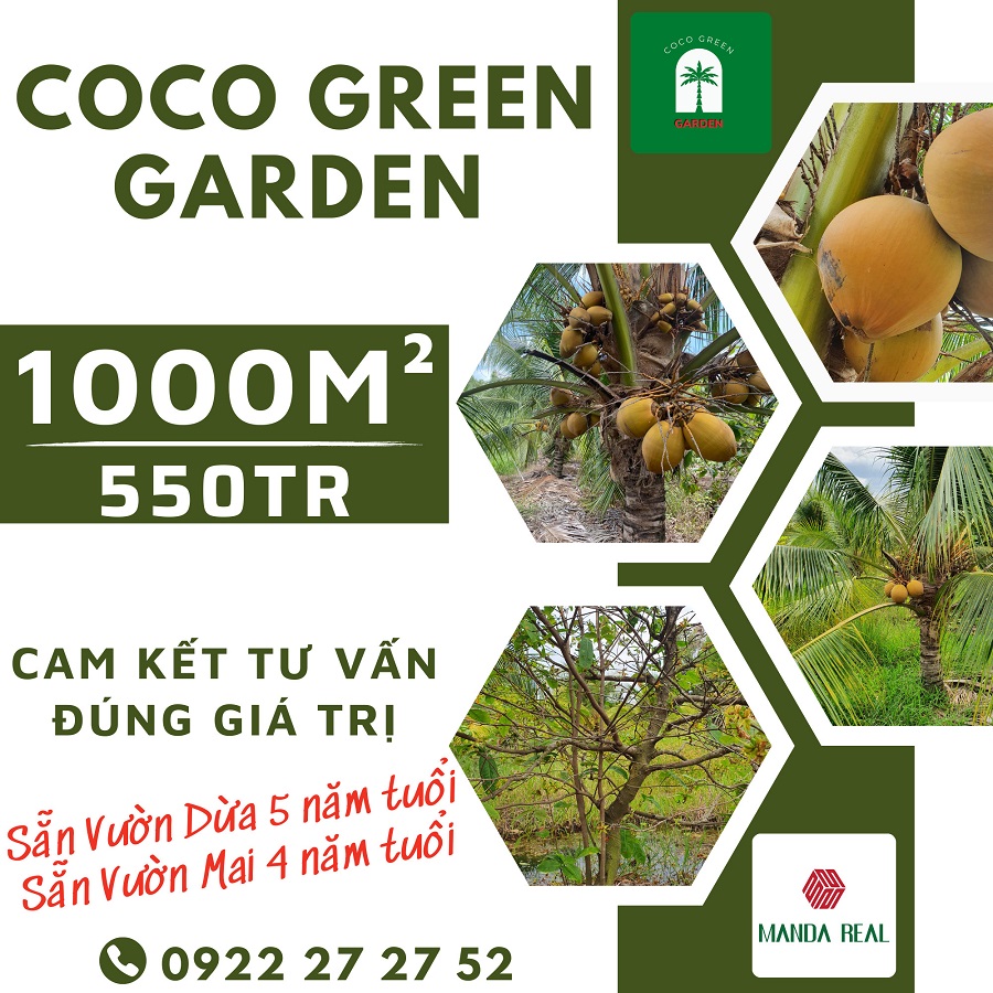 Dự án đất vườn dừa tại Long an