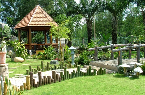 thiết kế nhà sân vườn hợp phong thủy